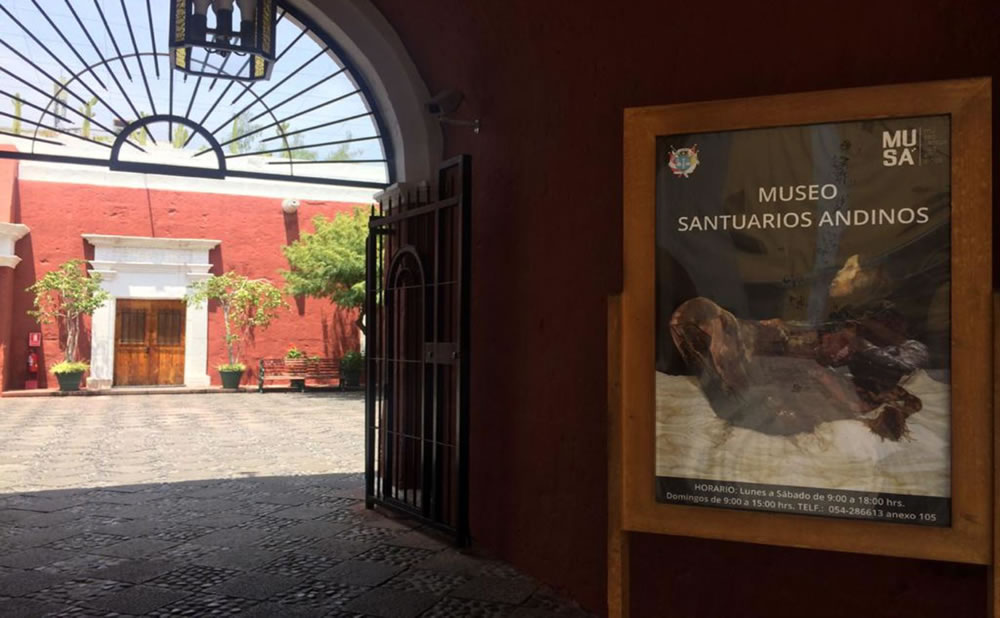 Entrada museos santuarios andinos vuelos a arequipa