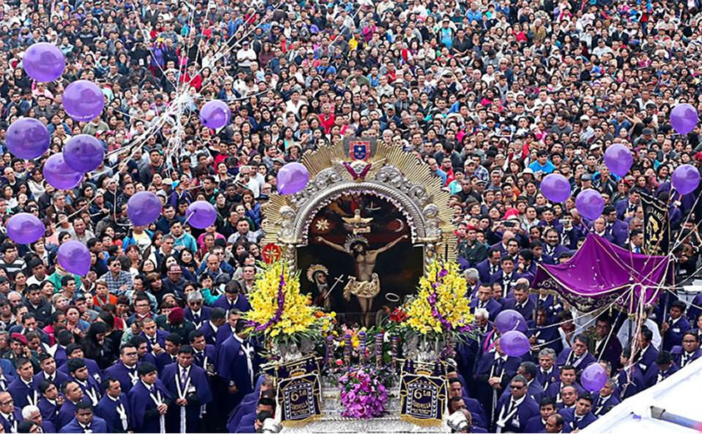 Señor de los milagros viaje lima