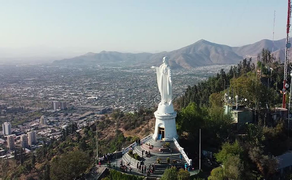 Tour Cultural internacional cerro san cristobal chile